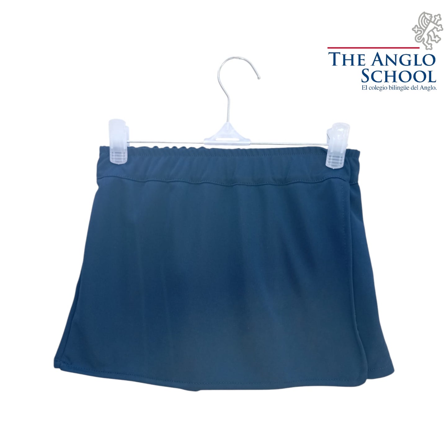 Pollerita short piqué azul marino
