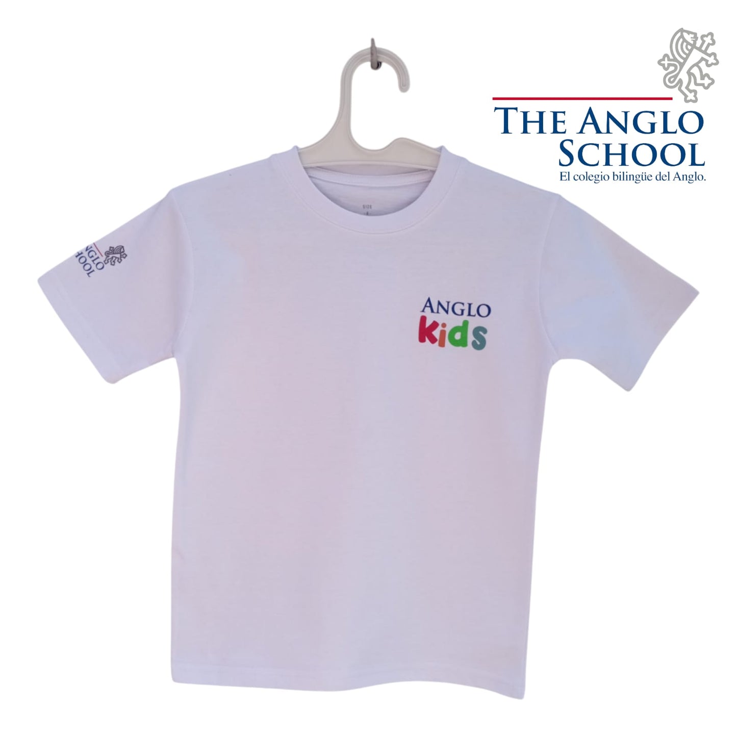 Remera algodón ANGLO KIDS MANGA CORTA